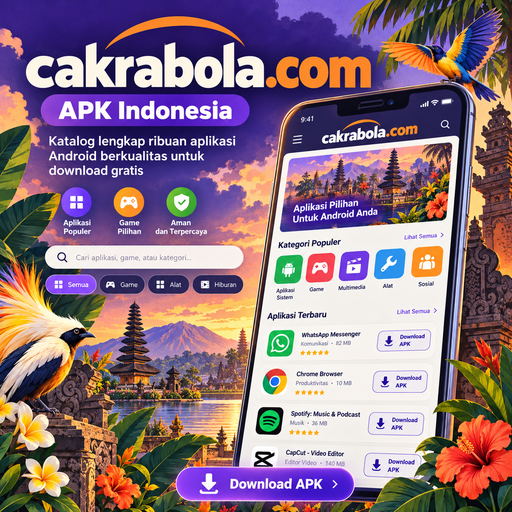 Ilustrasi informasi aplikasi cakrabola