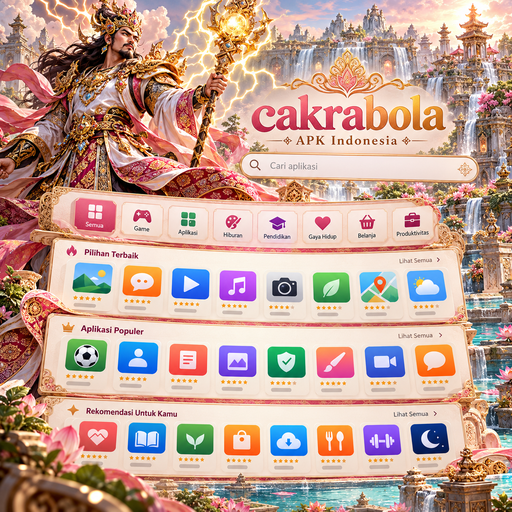 Ilustrasi antarmuka dan navigasi cakrabola